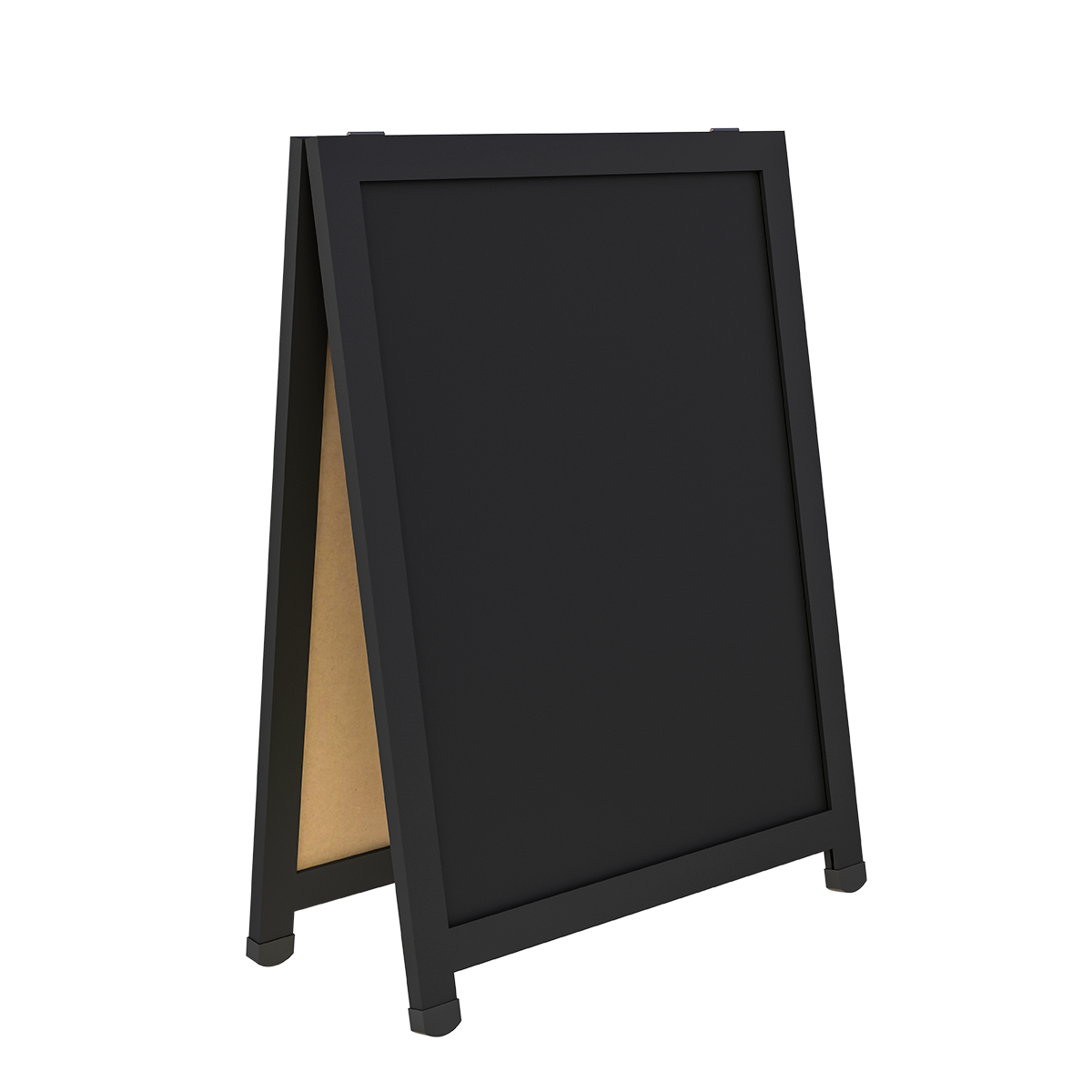 Lousa Cavalete de Calçada Duplo Preto UV MDF