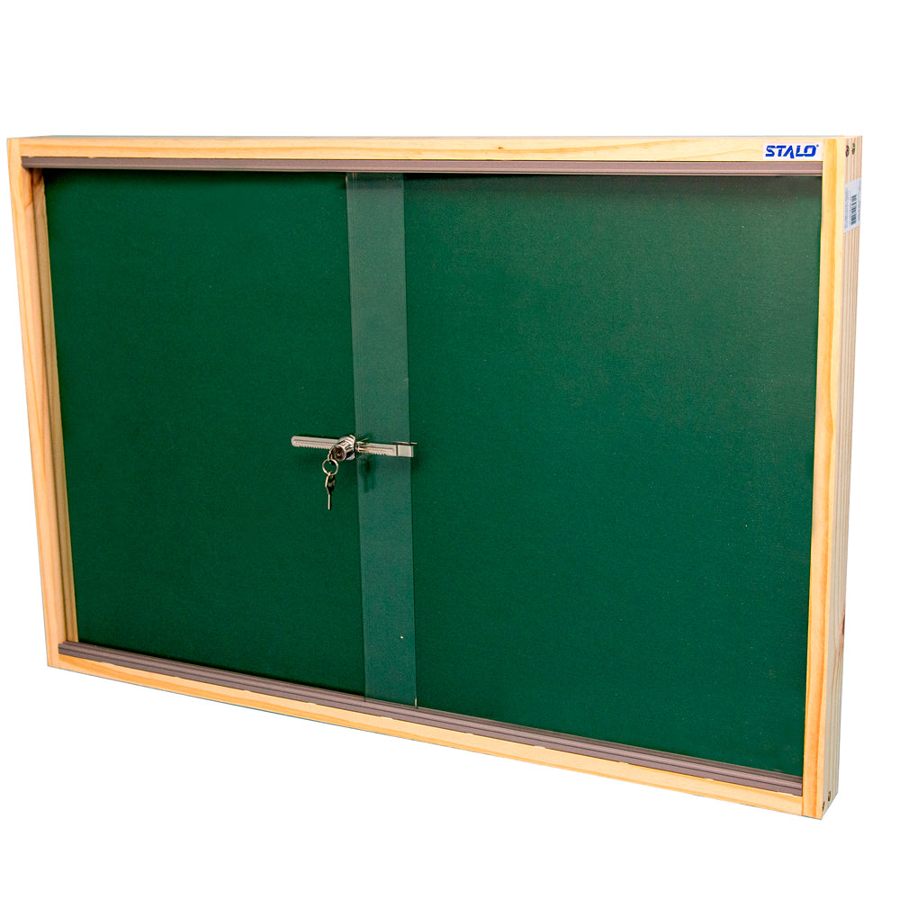 Quadro de Aviso Cortiça para Mural de Avisos com Vidro Vitrine