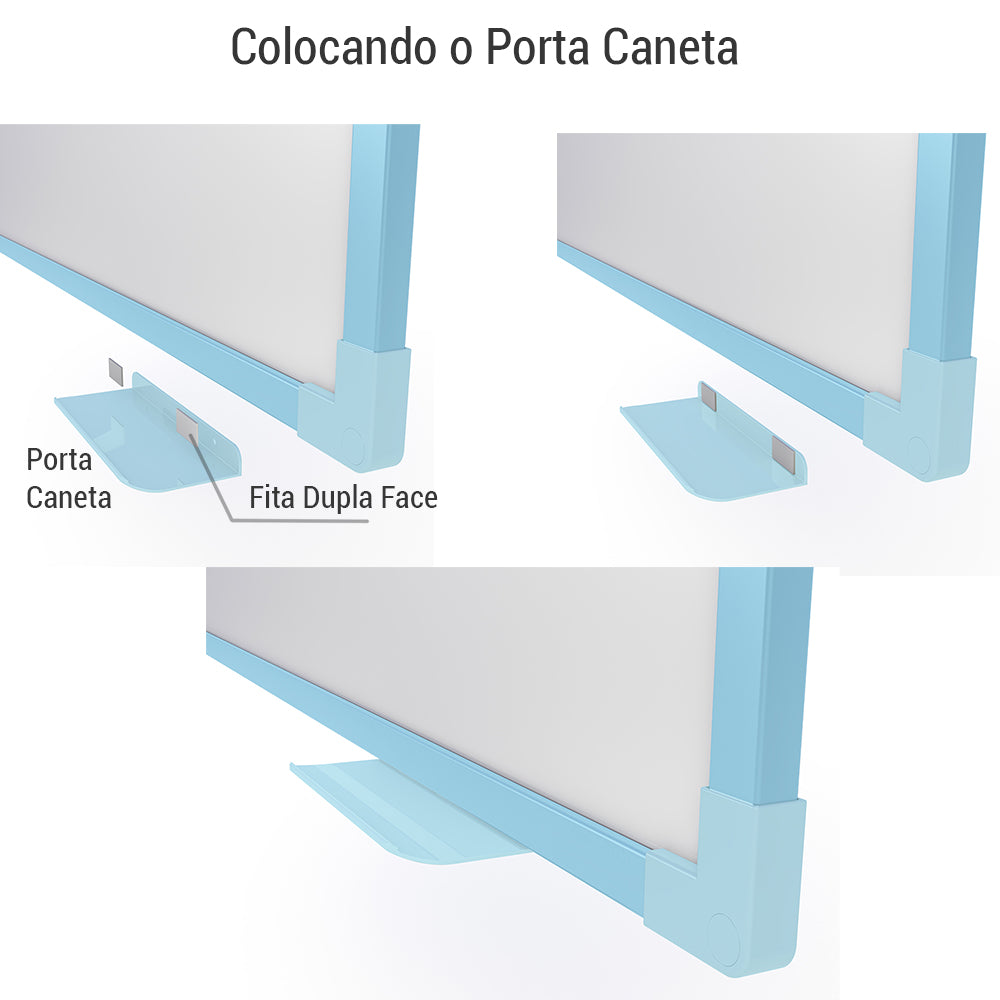 Quadro Branco UV MDF revestido Azul SOFT