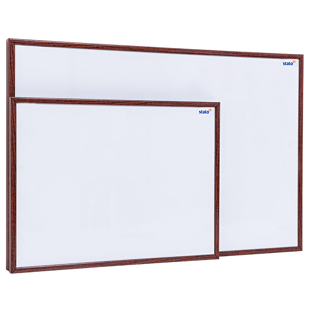 Quadro Branco UV MDF revestido Mogno FIT