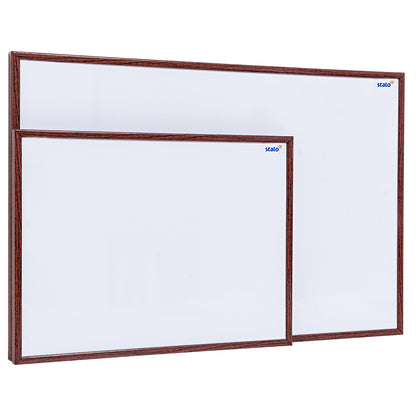 Quadro Branco UV MDF revestido Mogno FIT