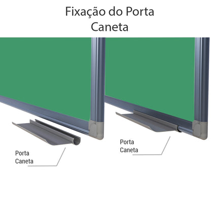 Quadro Verde Fórmica Lisa Alumínio A