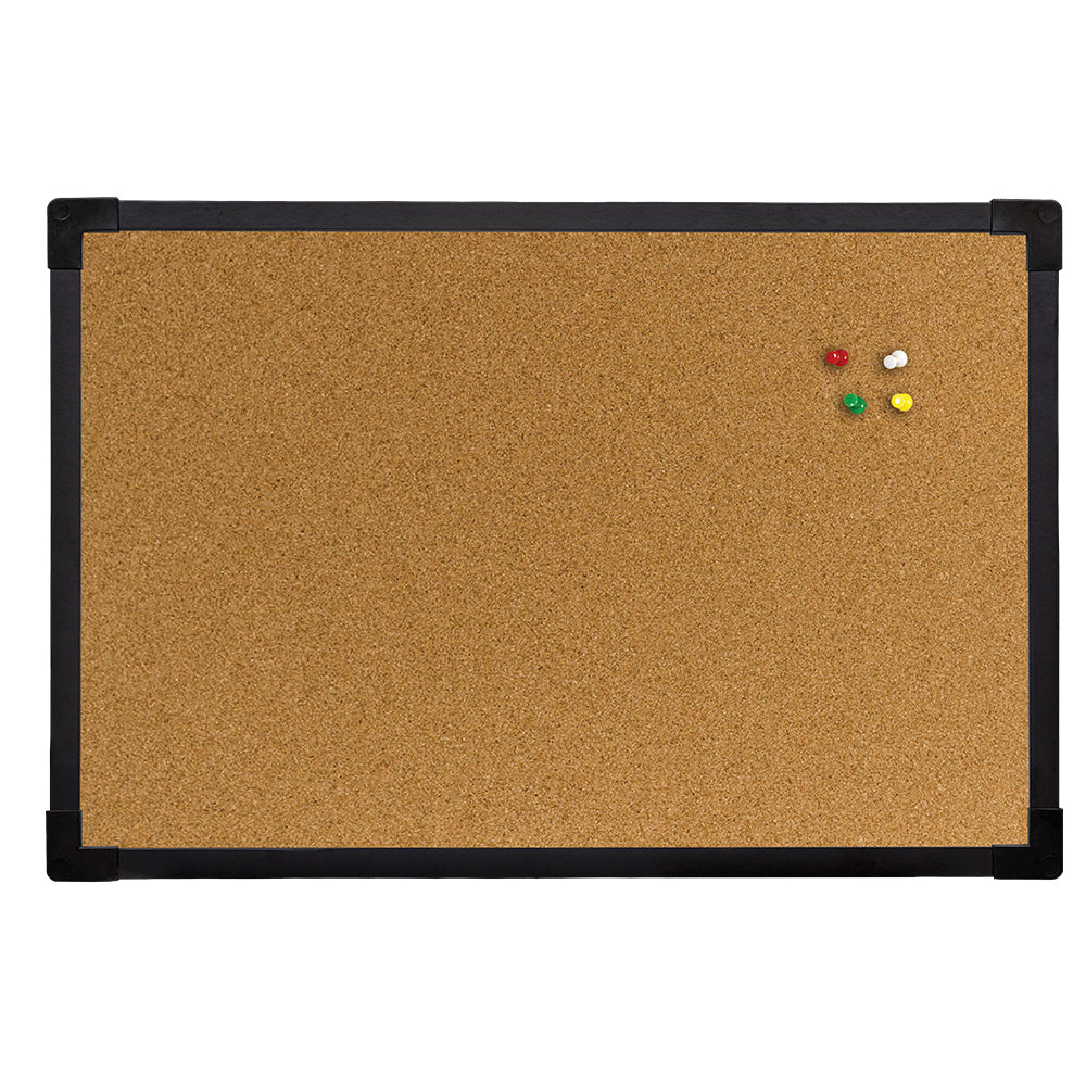 Quadro de Aviso de Cortiça MDF revestido Preto SOFT