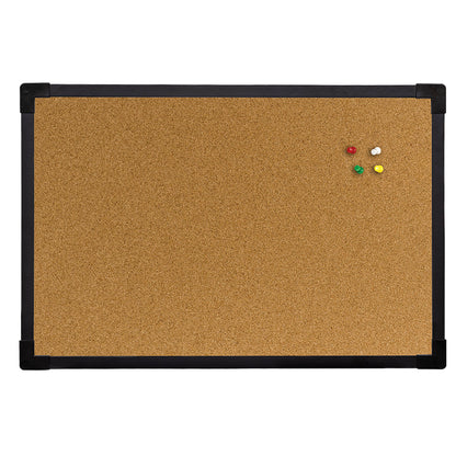 Quadro de Aviso de Cortiça MDF revestido Preto SOFT