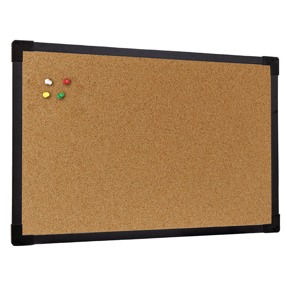 Quadro de Aviso de Cortiça MDF revestido Preto SOFT