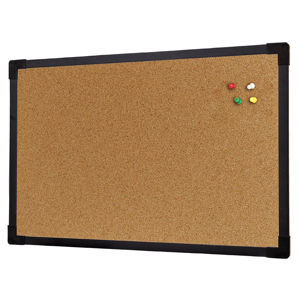 Quadro de Aviso de Cortiça MDF revestido Preto SOFT