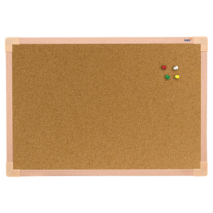 Quadro de Aviso de Cortiça MDF revestido Carvalho SOFT