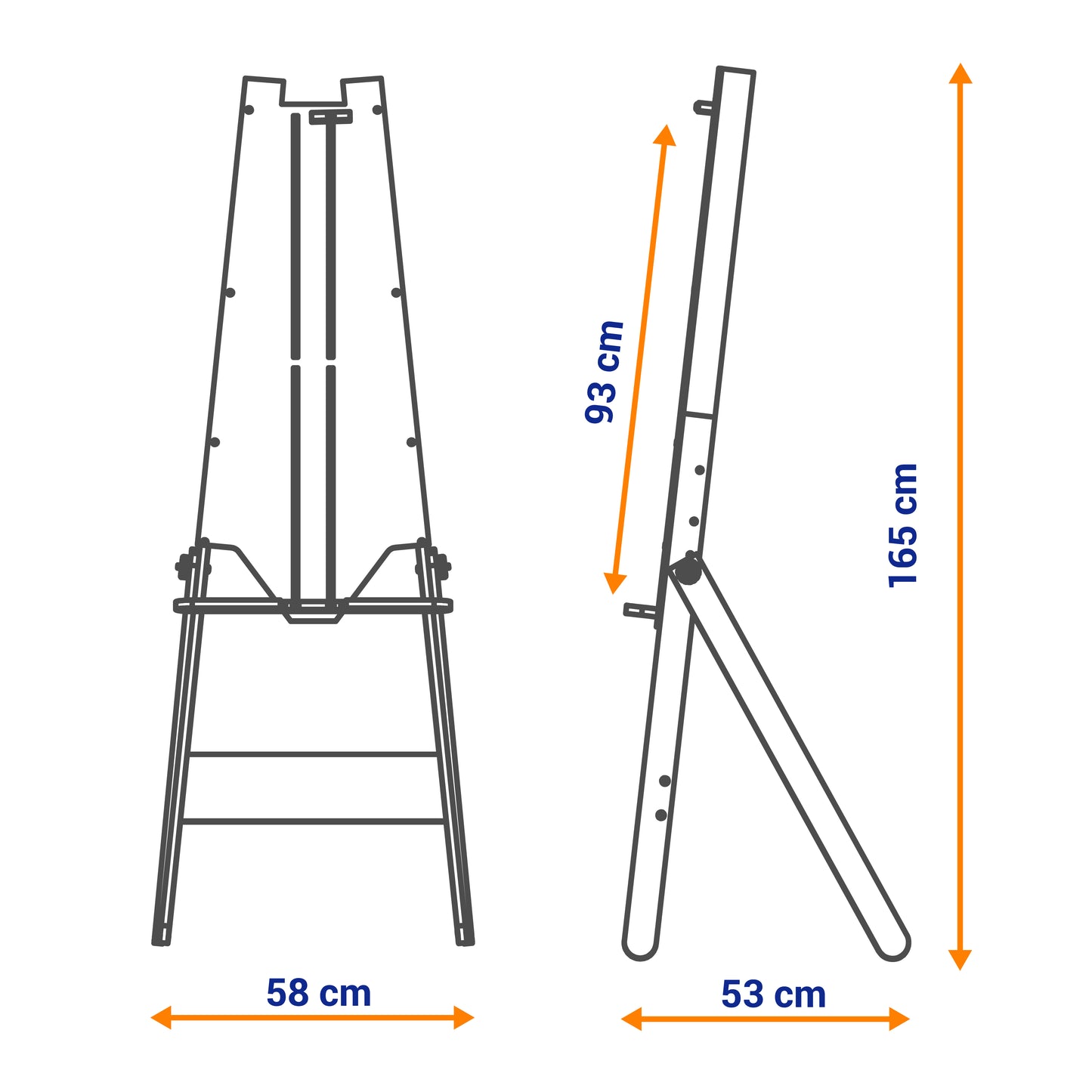 Cavalete para Tela de Pintura MDF