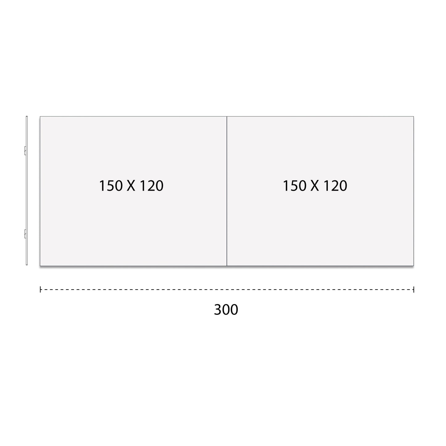 Quadro Branco Fórmica Lisa Modular