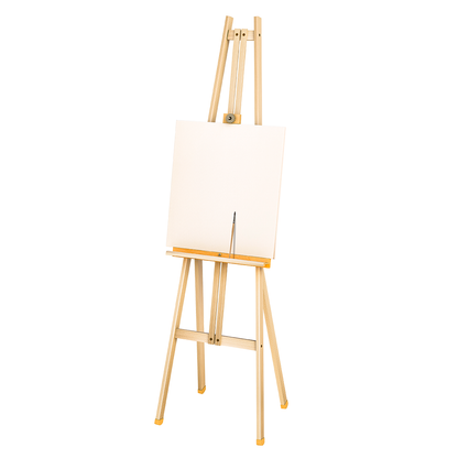 Cavalete de Pintura Suporte para Tela de Pintura MDF Carvalho