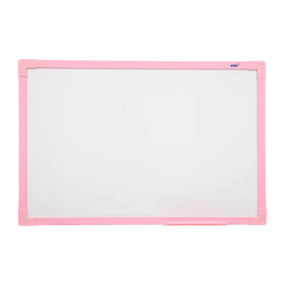 Lousa Quadro Branco UV Moldura MDF Rosa Soft
