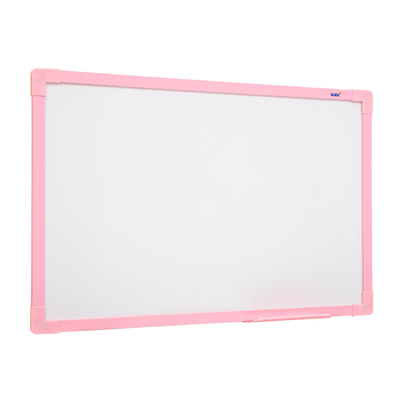 Lousa Quadro Branco UV Moldura MDF Rosa Soft