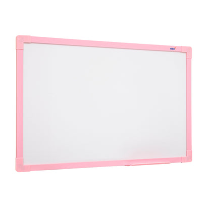 Lousa Quadro Branco UV Moldura MDF Rosa Soft
