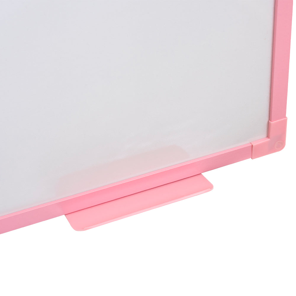 Lousa Quadro Branco UV Moldura MDF Rosa Soft