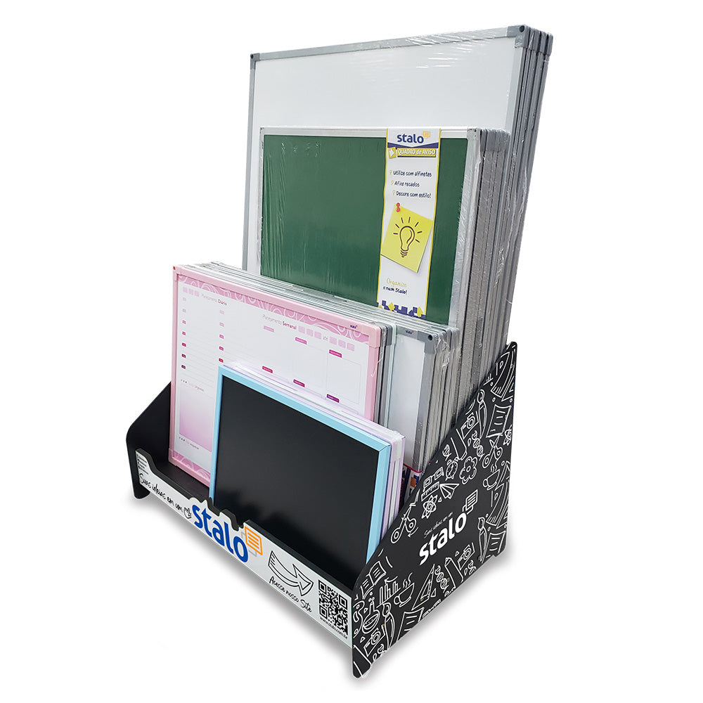 Display de Chão para Quadros e Produtos de Papelaria