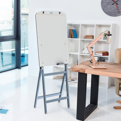 Flip Chart Lousa Quadro Branco Regulável Soft MDF Revestido
