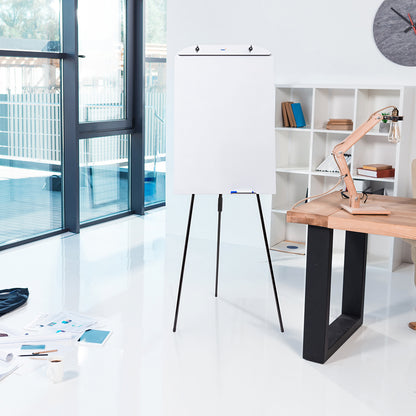 Flip Chart Lousa Quadro Branco Retrátil