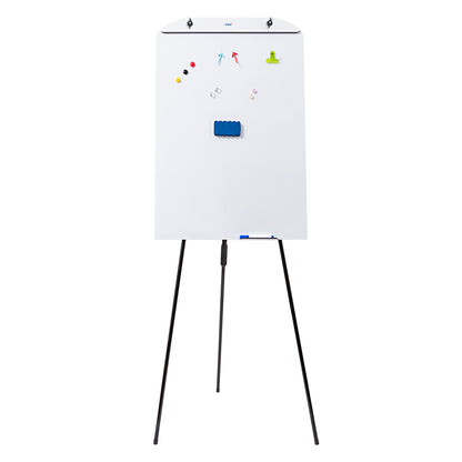 Flip Chart Lousa Quadro Branco Magnético Retrátil