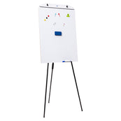 Flip Chart Lousa Quadro Branco Magnético Retrátil