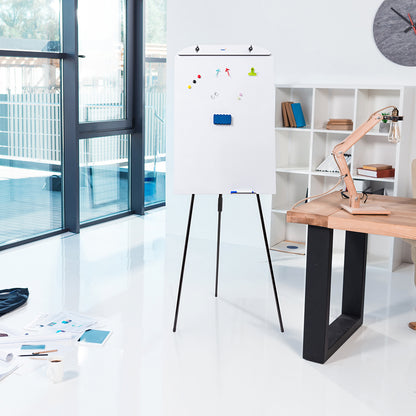 Flip Chart Lousa Quadro Branco Magnético Retrátil