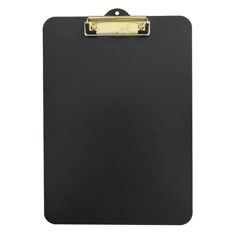 Prancheta Office Black A4 Ofício com Clip de Metal