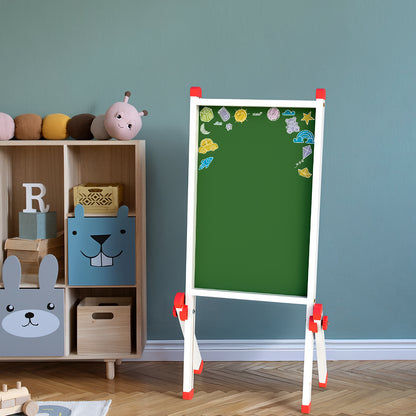 Lousinha Infantil Quadro Verde Cavalete Articulado + Giz Colorido e Apagador