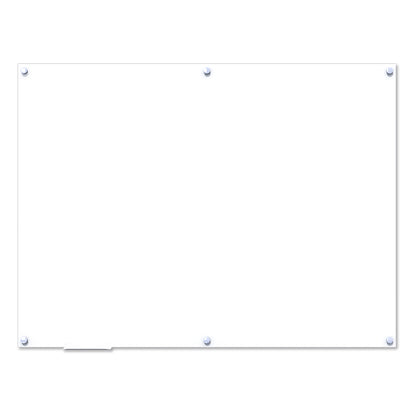 Lousa Quadro Branco de Vidro Temperado com Fundo Branco