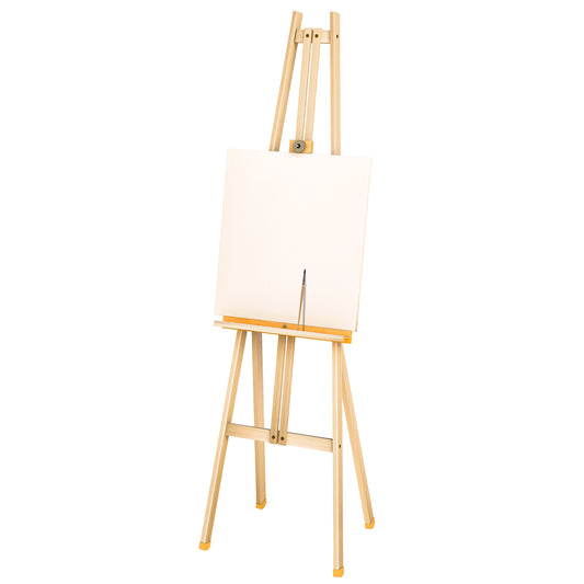 Cavalete de Pintura Suporte para Tela de Pintura MDF Carvalho