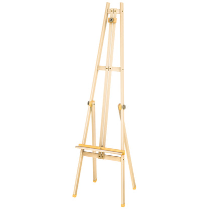 Cavalete de Pintura Suporte para Tela de Pintura MDF Carvalho