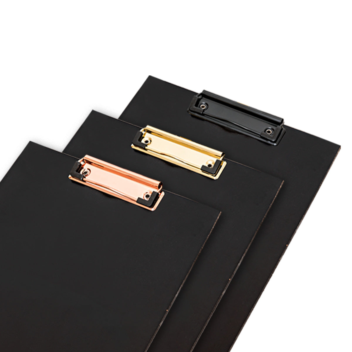 Prancheta Office Color Black A4 Ofício com Clip de Metal