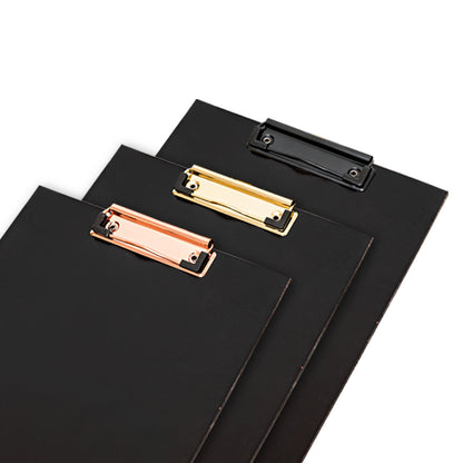 Prancheta Office Color Black A4 Ofício com Clip de Metal
