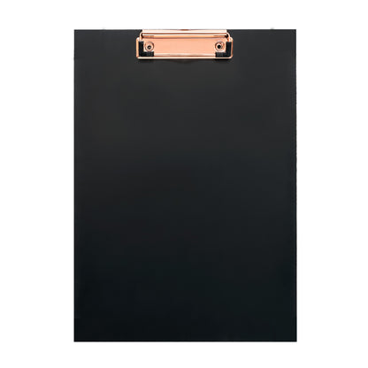 Prancheta Office Color Black A4 Ofício com Clip de Metal