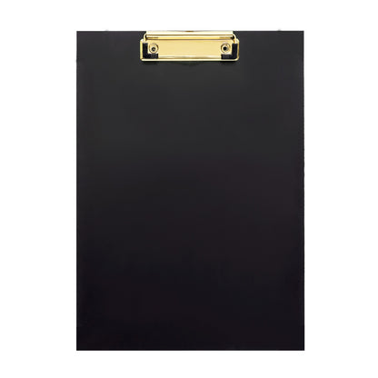 Prancheta Office Color Black A4 Ofício com Clip de Metal