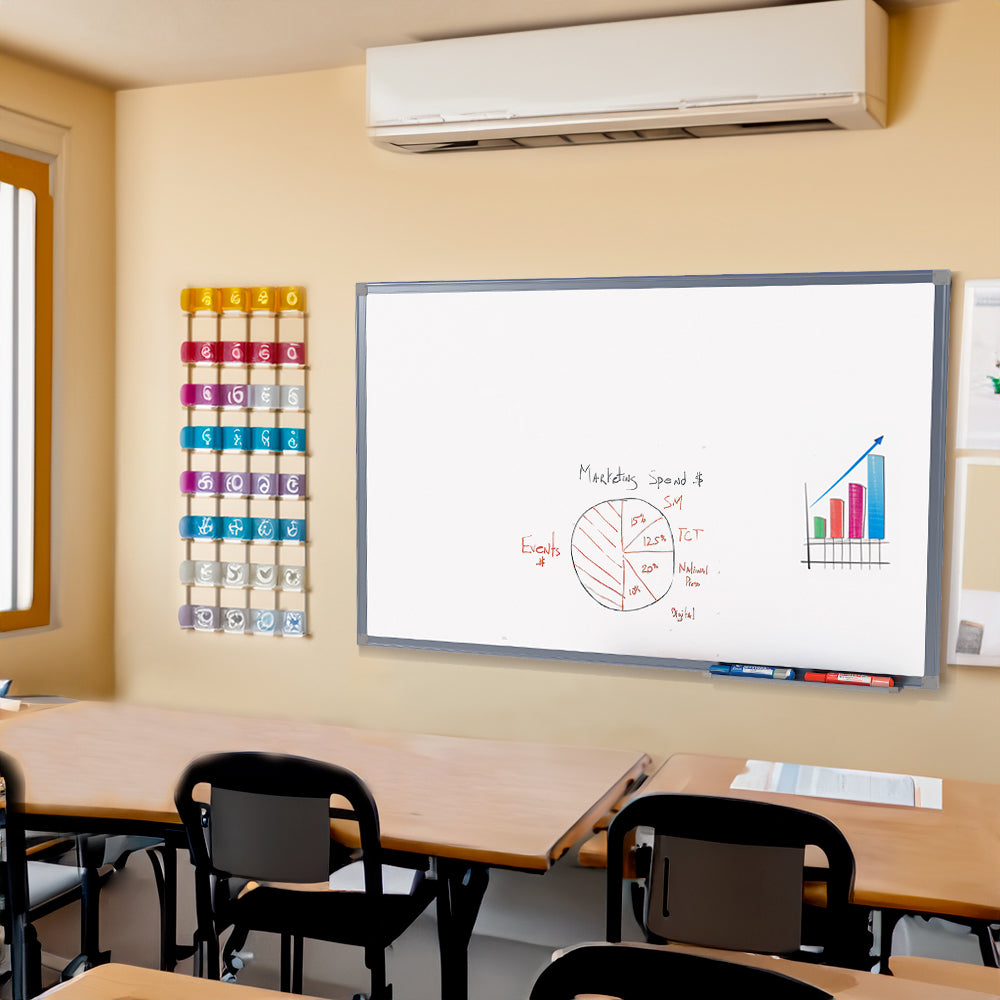 Lousa Quadro Branco Fórmica Moldura de Alumínio A 3 mm