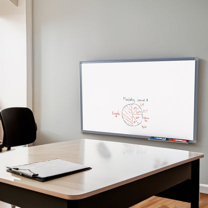 Lousa Quadro Branco Fórmica Moldura de Alumínio A 3 mm