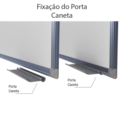 Lousa Quadro Branco Fórmica Moldura de Alumínio A 3 mm