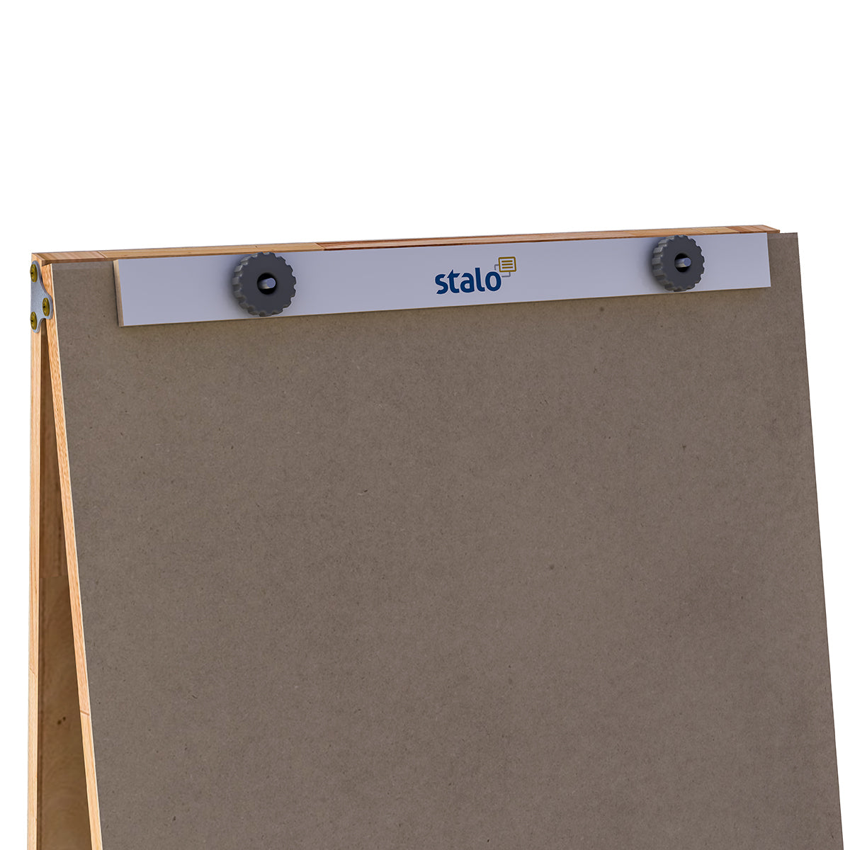 Flip Chart Marrom com Porta Bloco para Papel Compact Line