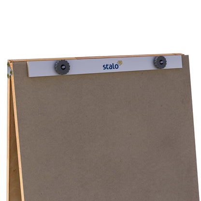 Flip Chart Marrom com Porta Bloco para Papel Compact Line