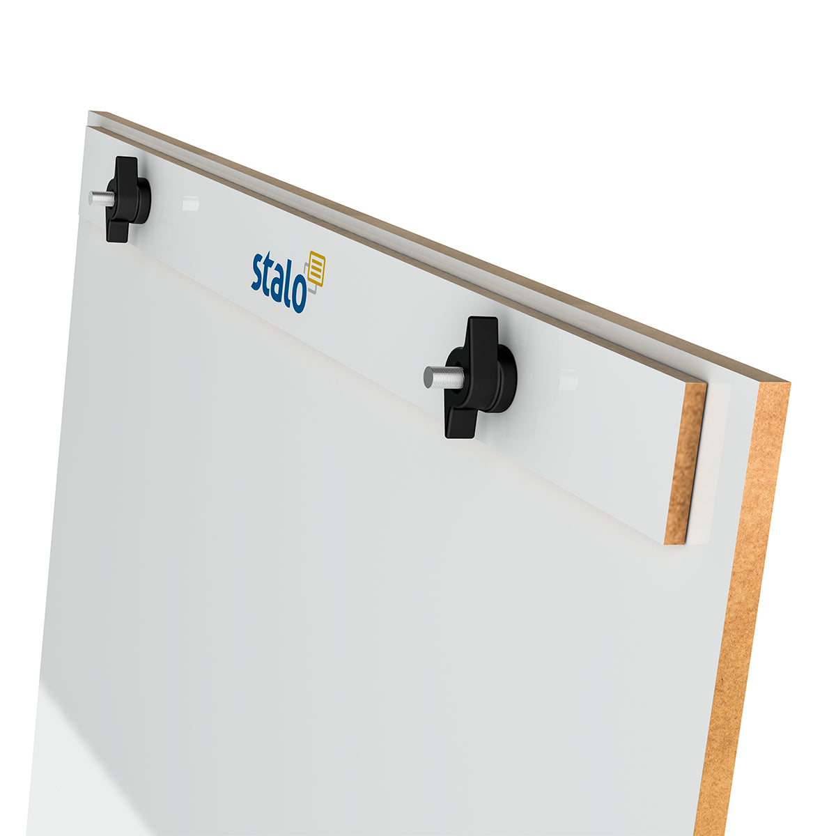 Flip Chart Lousa Quadro Branco Regulável Carvalho Fit
