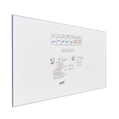 Lousa Quadro Branco Fórmica Modular Moldura de Alumínio Borderless