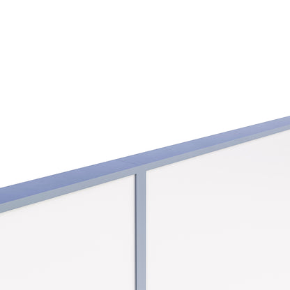 Lousa Quadro Branco Fórmica Modular Moldura de Alumínio Borderless