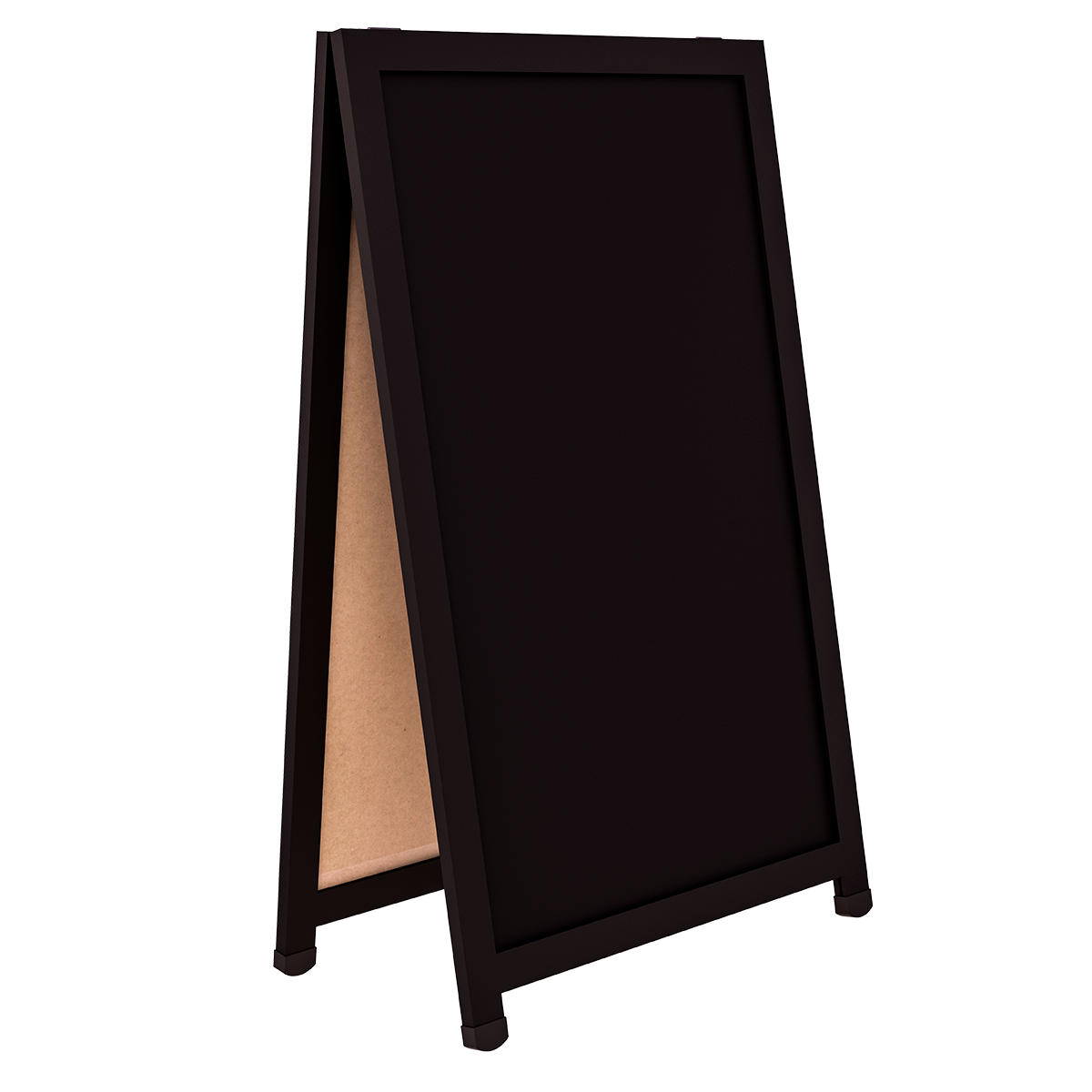 Lousa Cavalete de Calçada Duplo Preto UV MDF