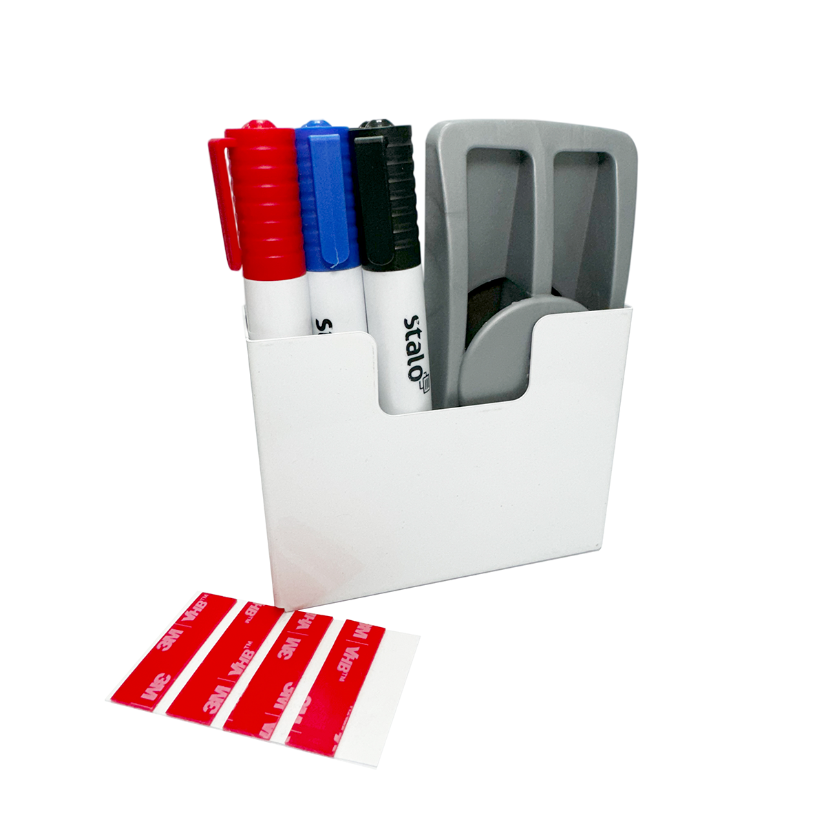 Porta Caneta e Apagador para Lousa Quadro Branco e Verde