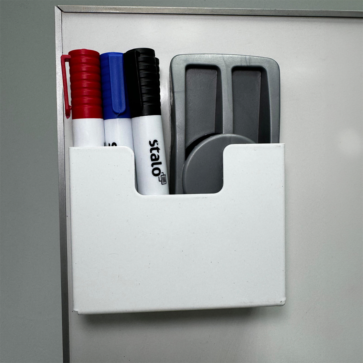 Porta Caneta e Apagador para Lousa Quadro Branco e Verde